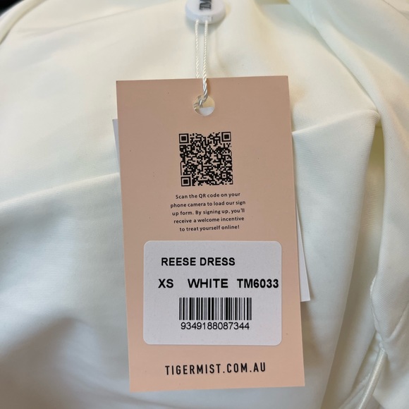 Brand new with tags!! Tiger Mist XS white Reece Dress! - Picture 4 of 4